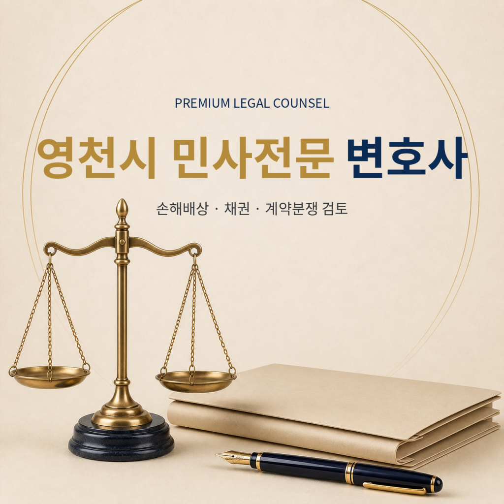 영천시 민사전문 변호사