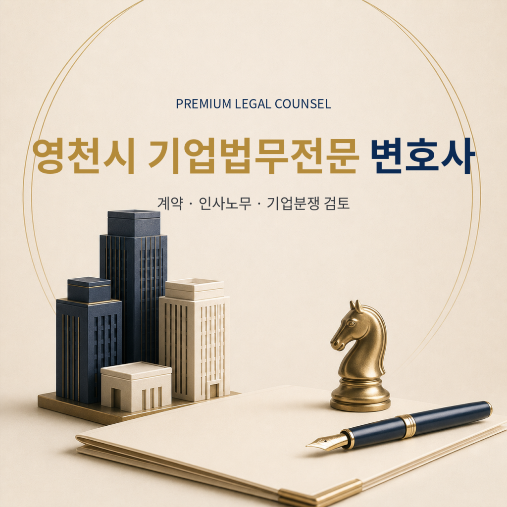 영천시 기업법무전문 변호사